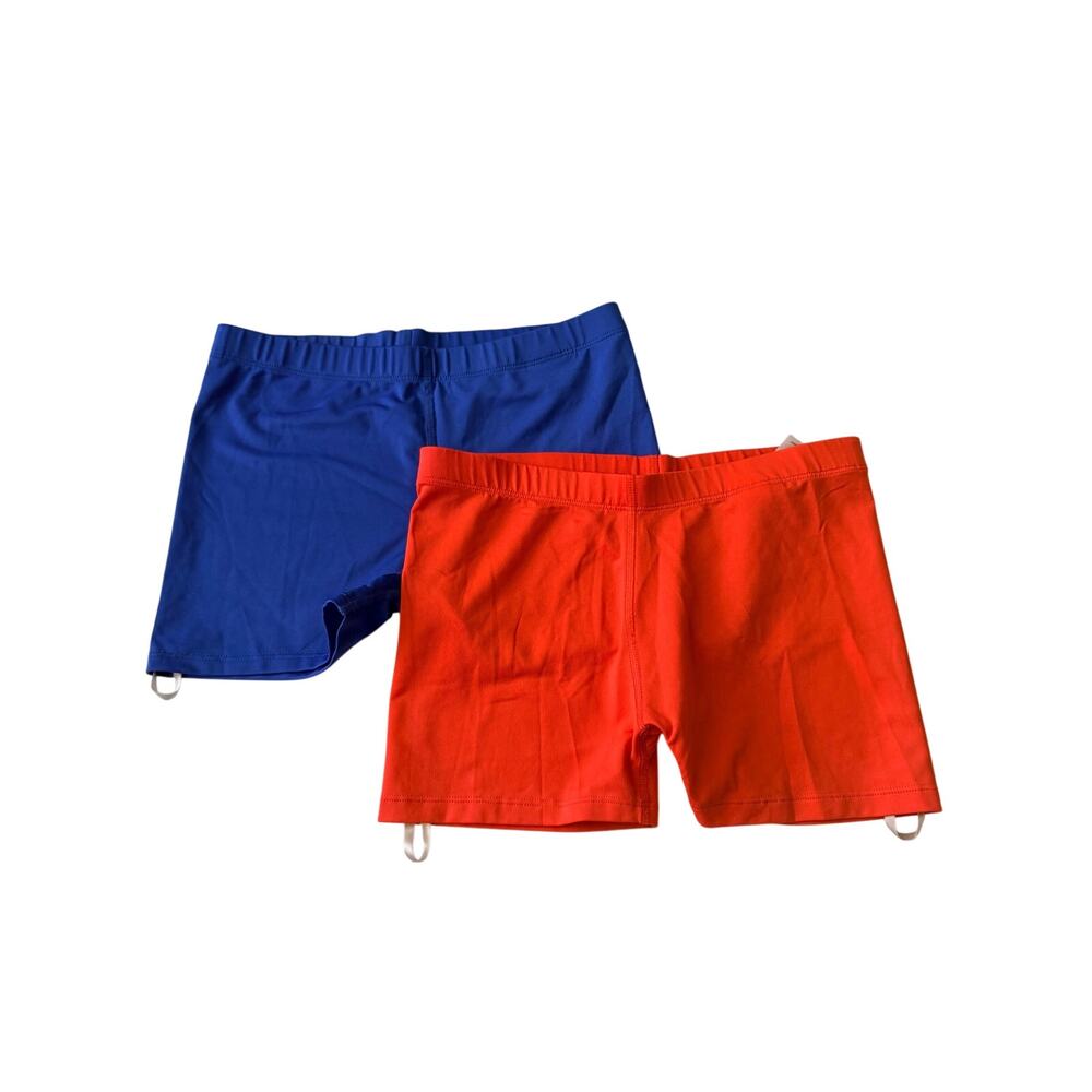 Adidas Girls Fitted Athletic Shorts Bundle - Medium